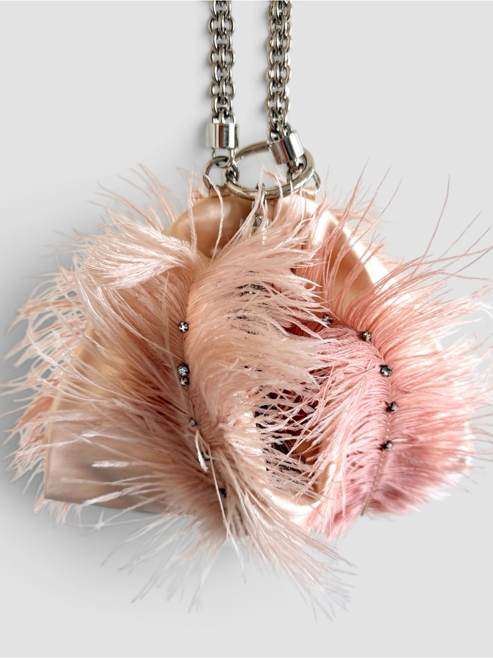 Jimmy Choo Feather Callie Handle Bag - Picture 9 of 13